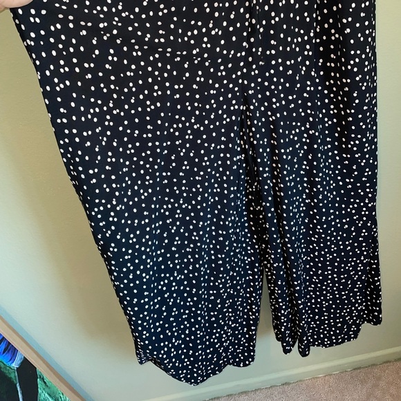 Anthropologie Maeve Polka Dot Flowy Jumpsuit - Picture 3 of 8